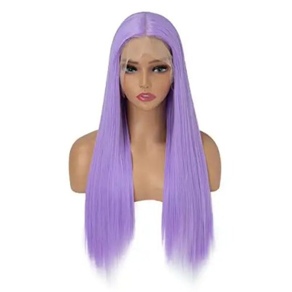 Violet Purple Lace Front Wig